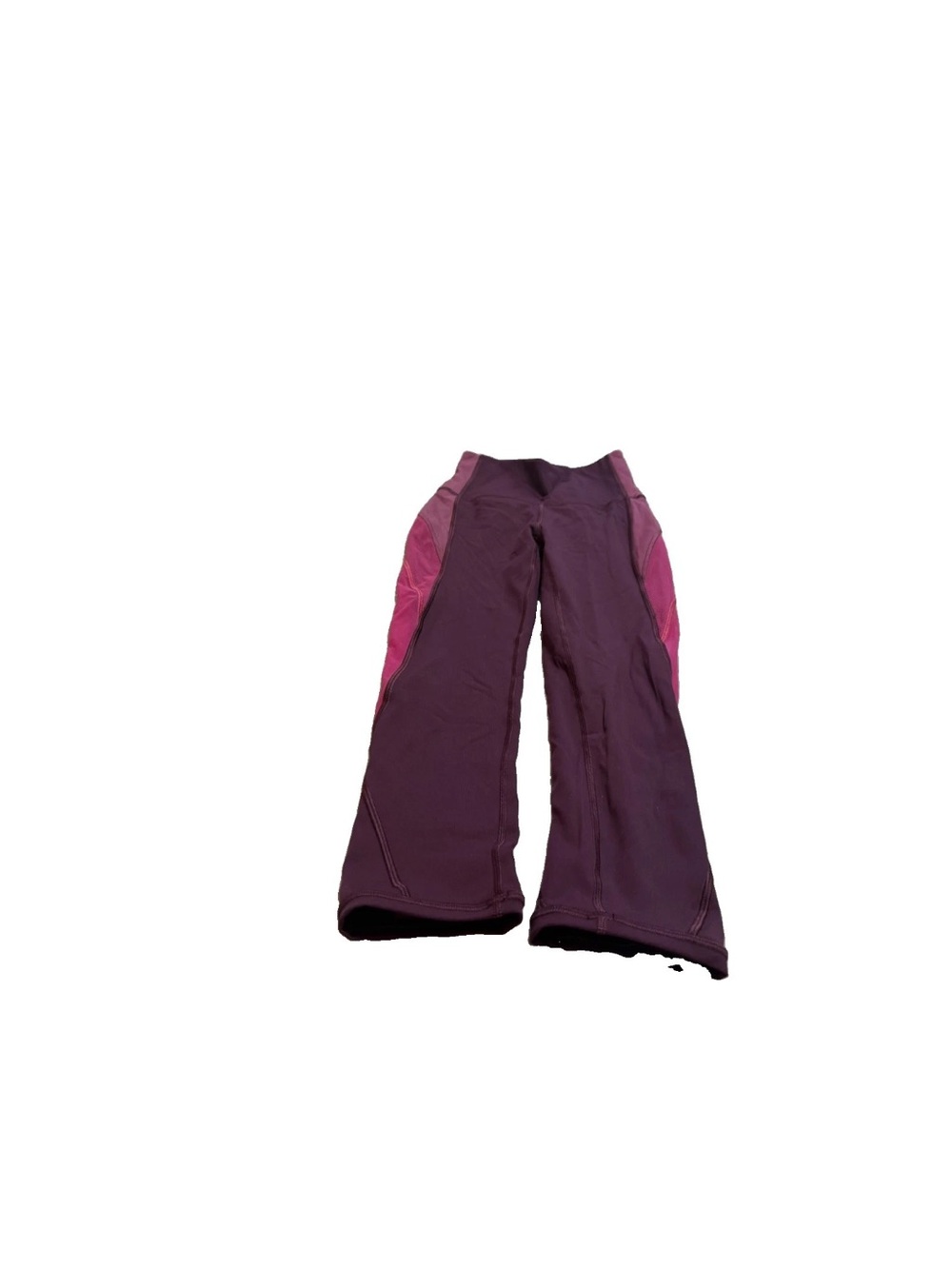 LULULEMON Colour Me Ombre Mesh Crop Dark Adobe Blush Berry Violet Red Sz 2 22x21